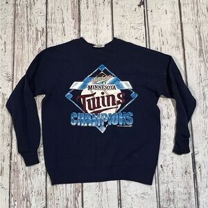 Vintage Minnesota Twins 1987 World Series Champions MLB Baseball Sweatshirt